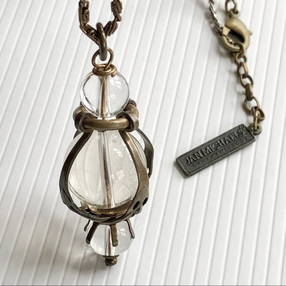 JAN MICHAELS SAN FRANCISCO Spinning Ball Necklace